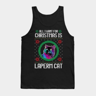 All I Want for Christmas is Laperm Cat - Christmas Gift for Cat Lover Tank Top